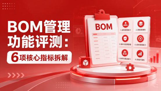 BOM管理功能测评:6个核心指标 BOM管理功能测评:6个核心指标