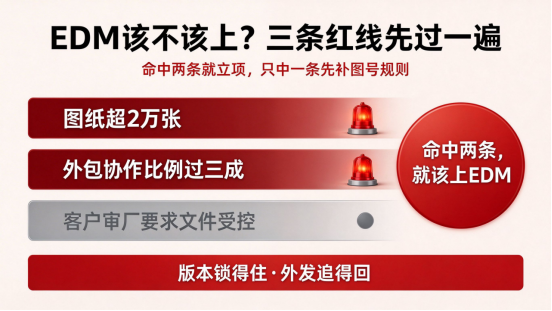 EDM图纸管理系统选型避坑